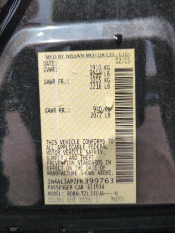 2015 NISSAN ALTIMA 2.5 1N4AL3AP2FN399763