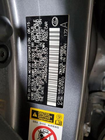 2016 LEXUS CT 200 JTHKD5BH0G2251370