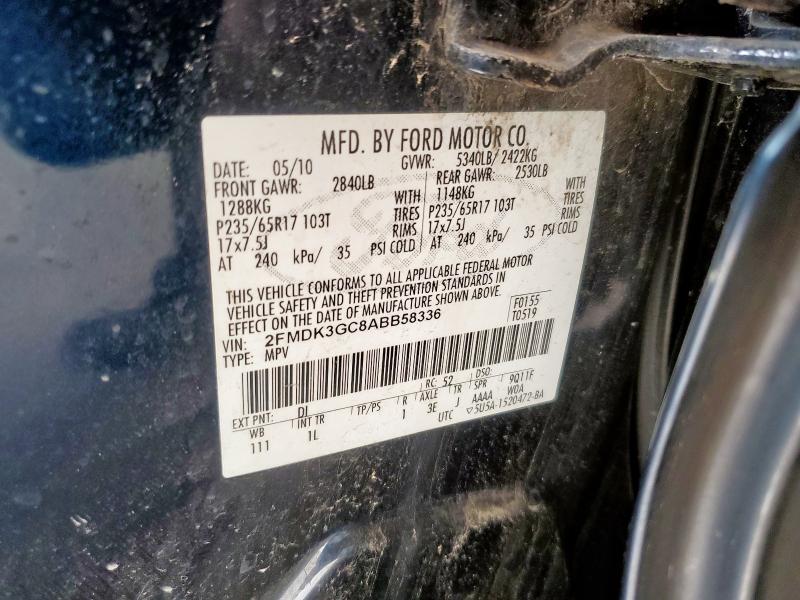 2010 FORD EDGE SE - 2FMDK3GC8ABB58336