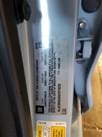 2016 CHEVROLET SPARK LS - KL8CB6SA6GC619235