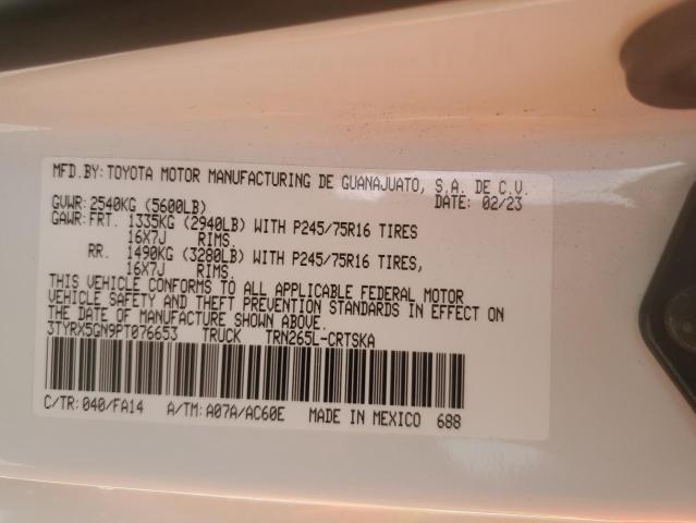 2023 TOYOTA TACOMA ACC - 3TYRX5GN9PT076653
