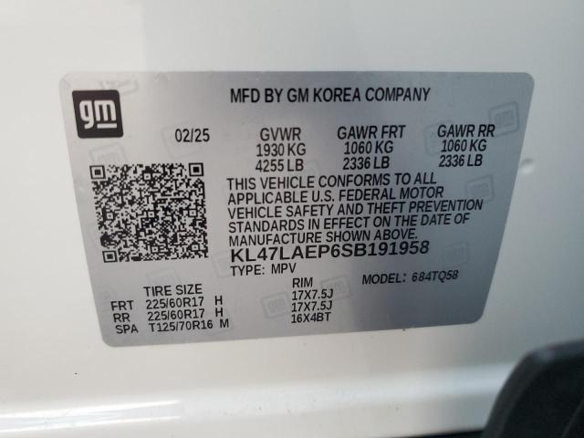 2025 BUICK ENVISTA PR KL47LAEP6SB191958