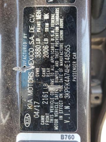 2017 KIA FORTE LX 3KPFK4A74HE148565