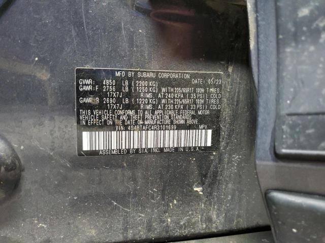 2024 SUBARU OUTBACK PREMIUM 4S4BTAFC4R3101699