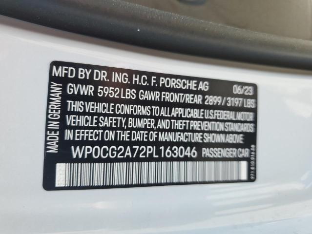 2023 PORSCHE PANAMERA G WP0CG2A72PL163046