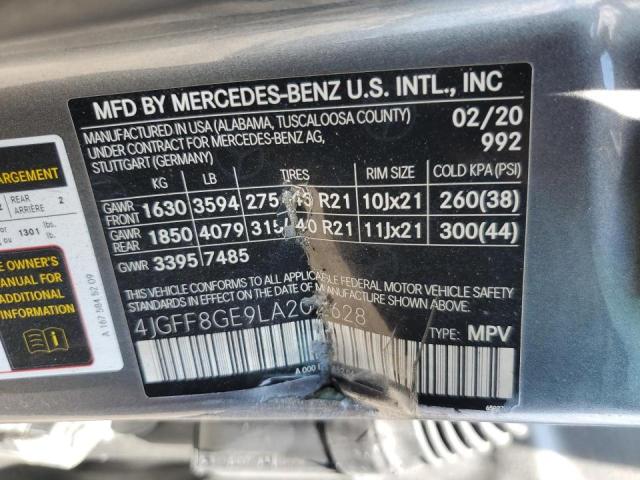 2020 MERCEDES-BENZ GLS 580 4M 4JGFF8GE9LA202628