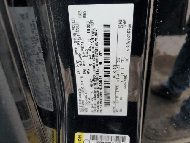 2022 FORD BRONCO BASE 1FMDE5BH1NLB25819