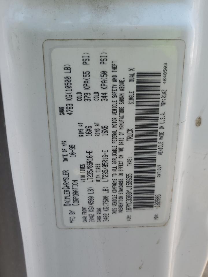 Lot #3259961375 2000 DODGE RAM 3500