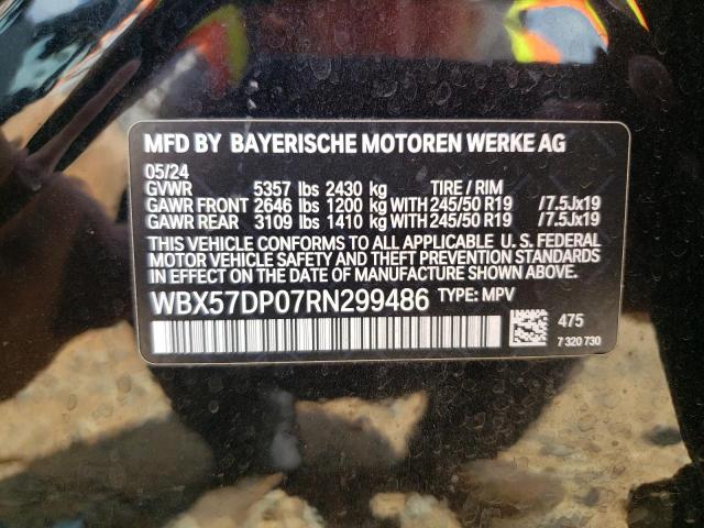 2024 BMW X3 XDRIVE3 - WBX57DP07RN299486