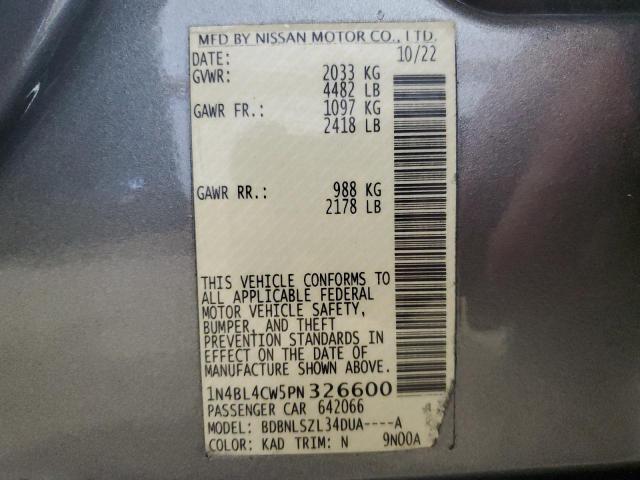 2023 NISSAN ALTIMA SR - 1N4BL4CW5PN326600