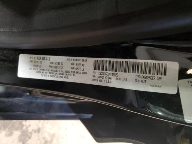 2016 CHRYSLER 200 S 1C3CCCDG6GN142822