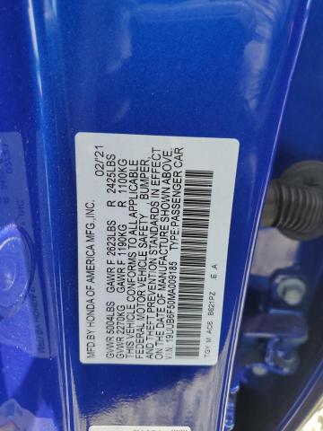 2021 ACURA TLX TECH A 19UUB6F50MA009185