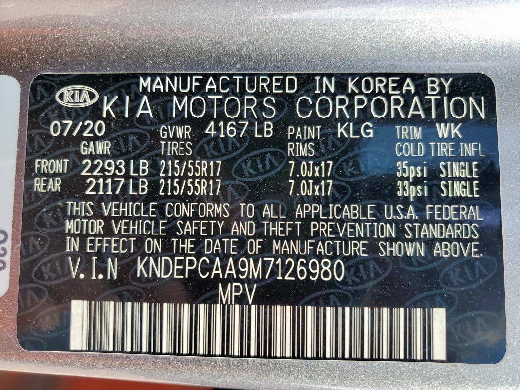 2021 KIA SELTOS LX KNDEPCAA9M7126980