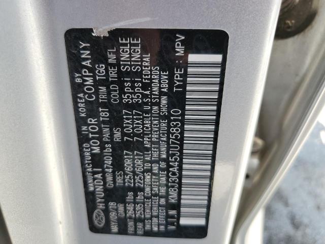 2018 HYUNDAI TUCSON SEL - KM8J3CA45JU758310