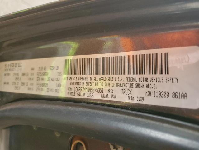 2017 RAM 1500 LARAM - 1C6RR7NM6HS875351