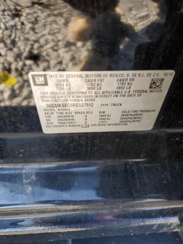 2015 CHEVROLET SILVERADO K1500 LTZ 3GCUKSEC5FG537512