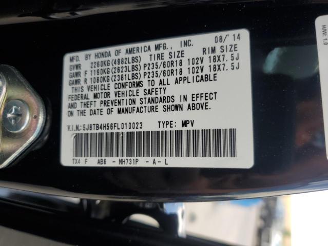 2015 ACURA RDX TECHNO 5J8TB4H56FL010023
