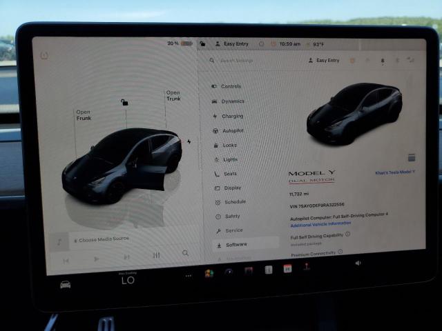2024 TESLA MODEL Y 7SAYGDEF9RA322556