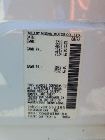 2023 NISSAN LEAF SV PL 1N4CZ1CV6PC552195