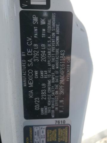 2023 KIA FORTE LX - 3KPF24AD4PE611843