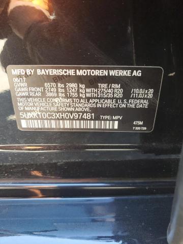 2017 BMW X5 XDR40E 5UXKT0C3XH0V97481