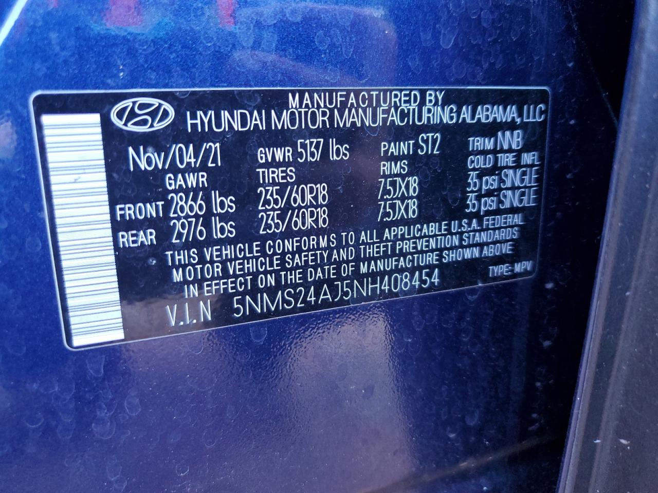 HYUNDAI SANTA FE SEL