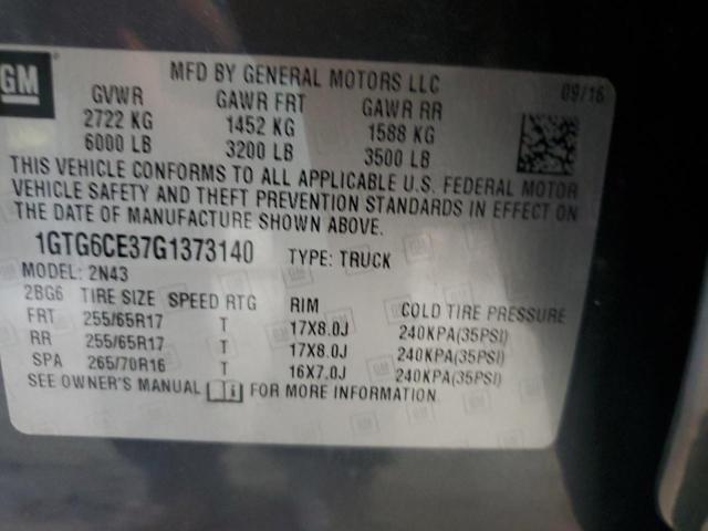 2016 GMC CANYON SLE - 1GTG6CE37G1373140