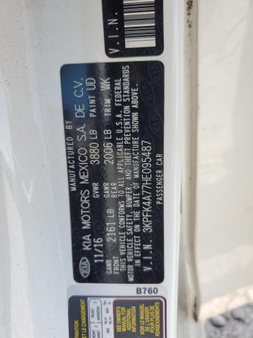 2017 KIA FORTE LX 3KPFK4A77HE095487