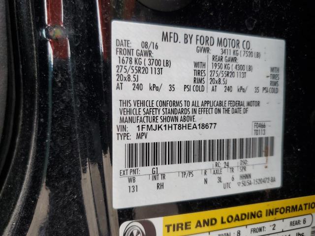 2017 FORD EXPEDITION 1FMJK1HT8HEA18677