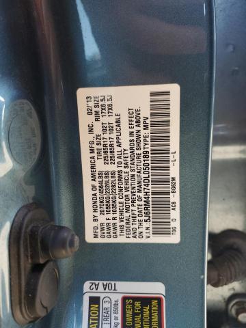 2013 HONDA CR-V EXL - 5J6RM4H74DL050189