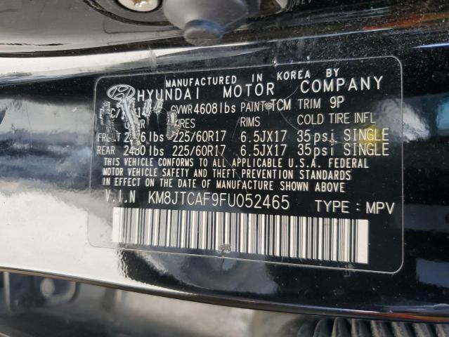 2015 HYUNDAI TUCSON GLS KM8JTCAF9FU052465