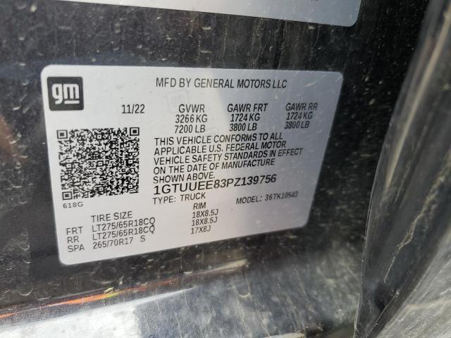 2023 GMC SIERRA K15 - 1GTUUEE83PZ139756