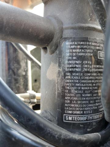 2017 TRIUMPH MOTORCYCLE TIGER 800 SMTE09BF7HT808112