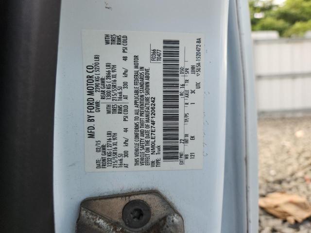 2015 FORD TRANSIT CO - NM0LE7E74F1206242