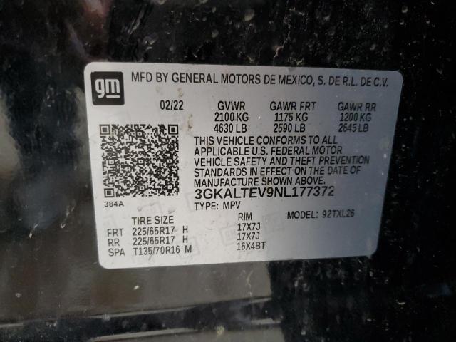 2022 GMC TERRAIN SL 3GKALTEV9NL177372