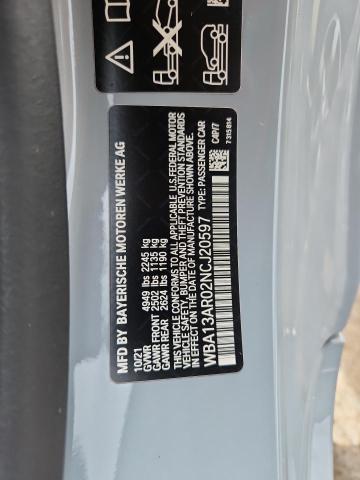 2022 BMW M440XI WBA13AR02NCJ20597