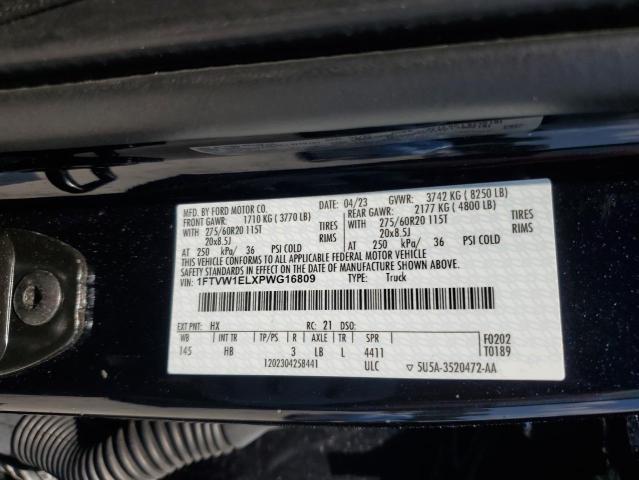 2023 FORD F150 LIGHT 1FTVW1ELXPWG16809