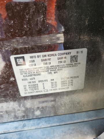 2015 BUICK ENCORE KL4CJASB7FB233007