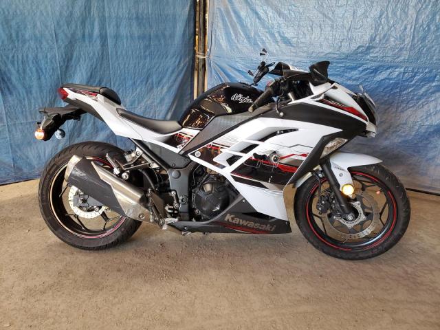 KAWASAKI EX300 B 2014 white racer gas JKAEX8B10EDA07095 photo #1