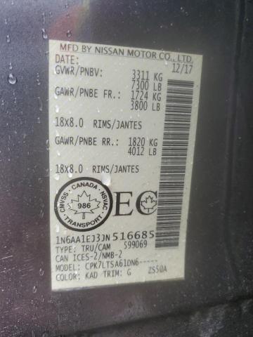 2018 NISSAN TITAN S - 1N6AA1EJ3JN516685