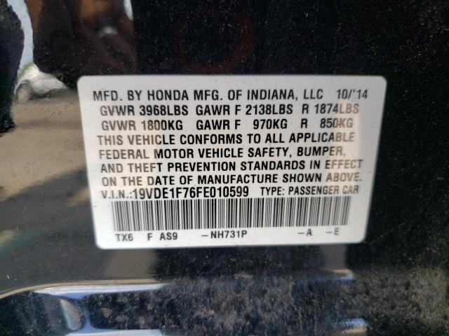 2015 ACURA ILX 20 TEC 19VDE1F76FE010599