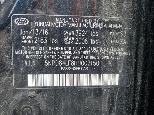 2017 HYUNDAI ELANTRA SE - 5NPD84LF8HH007150