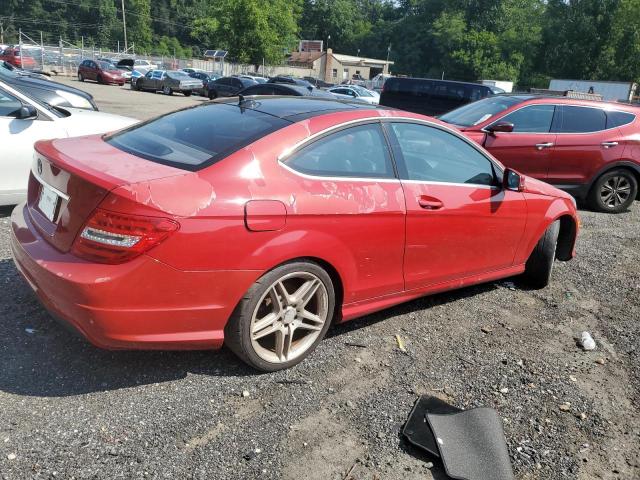 MERCEDES-BENZ C 250 2015 red coupe gas WDDGJ4HB6FG409604 photo #4