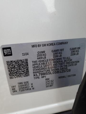 2025 CHEVROLET TRAILBLAZE KL79MSSL0SB125728