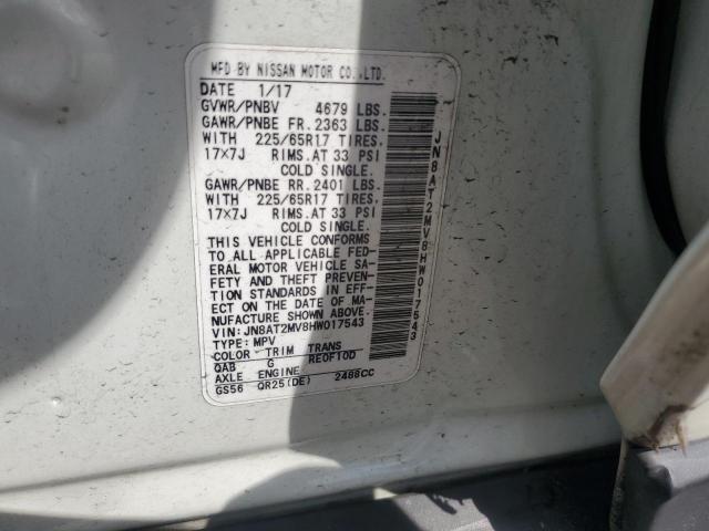 2017 NISSAN ROGUE S - JN8AT2MV8HW017543