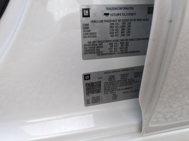 2020 GMC SIERRA K15 1GTU9FET2LZ165870