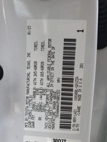 2023 TOYOTA SEQUOIA SR5 7SVAAAAA1PX001521