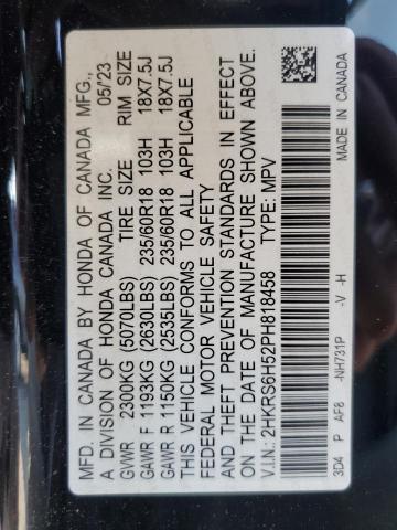 2023 HONDA CR-V SPORT 2HKRS6H52PH818458