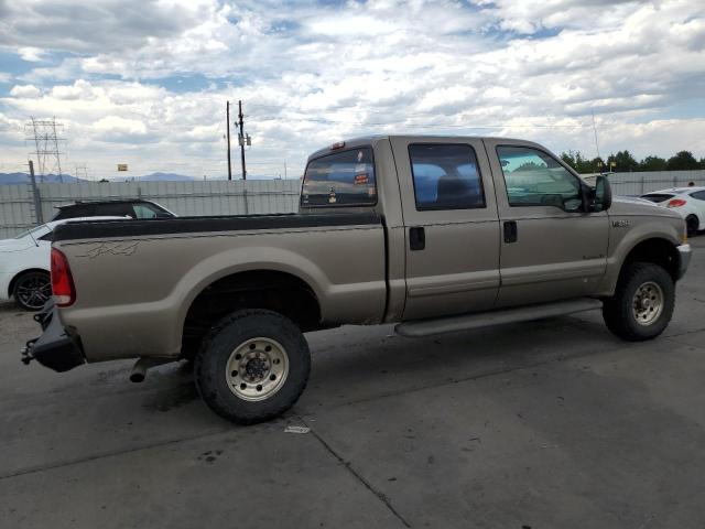 FORD F350 SRW S 2002 tan crew pic diesel 1FTSW31F62EB88282 photo #4