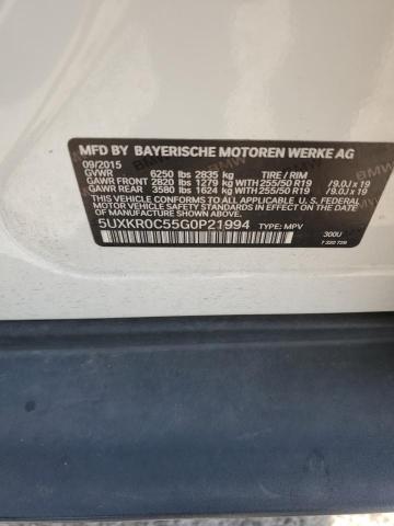 2016 BMW X5 XDRIVE3 5UXKR0C55G0P21994